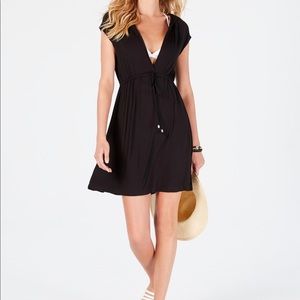 🔥Hooded swim coverup dress